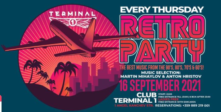 Heute: Retro-Party im Club Terminal 1